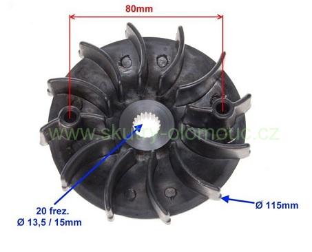 Polořemenice variátoru GY6 125ccm