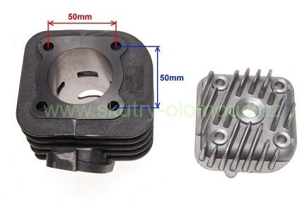 válec 2T 70ccm (47mm) s hlavou, prům. čepu 10mm