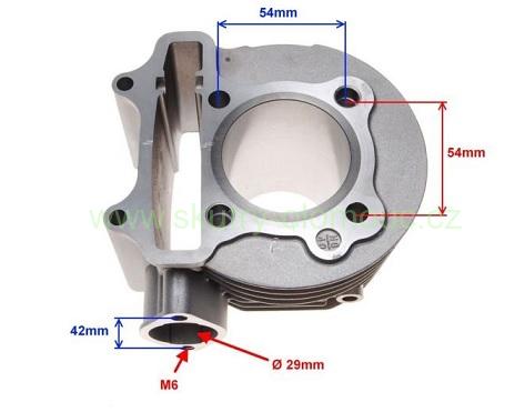 Válec 4T 125ccm kpl. (52,40mm) - 152QMI