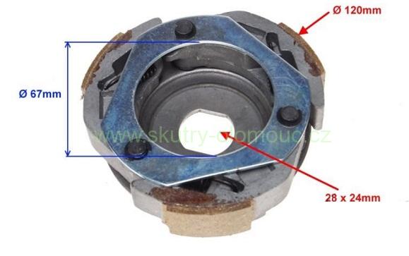 spojka standard GY6 125/150ccm