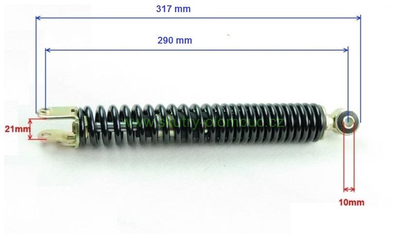 tlumič zadní 317mm