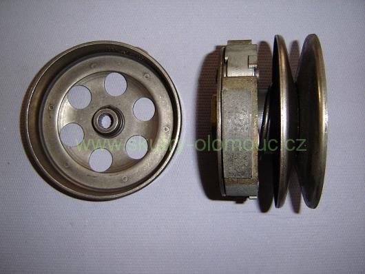 Spojka 2T kpl. se zvonem a řemenicí 112mm - CPI/Keeway