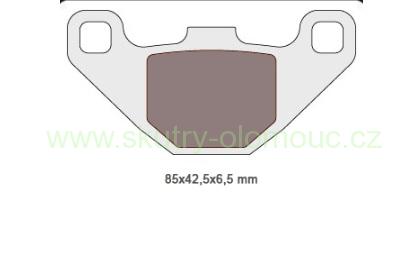 Brzdové destičky V-brakes slinuté – 2195SF