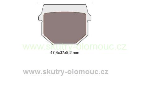 Brzdové destičky organické – CPI, Hyosung, Keeway, Peugeot